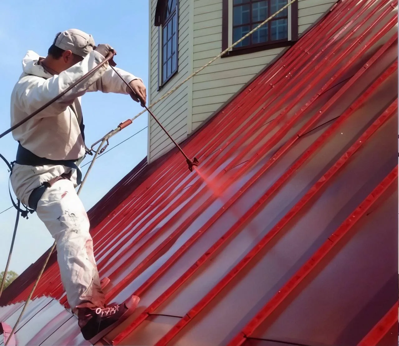 Покраска крыш