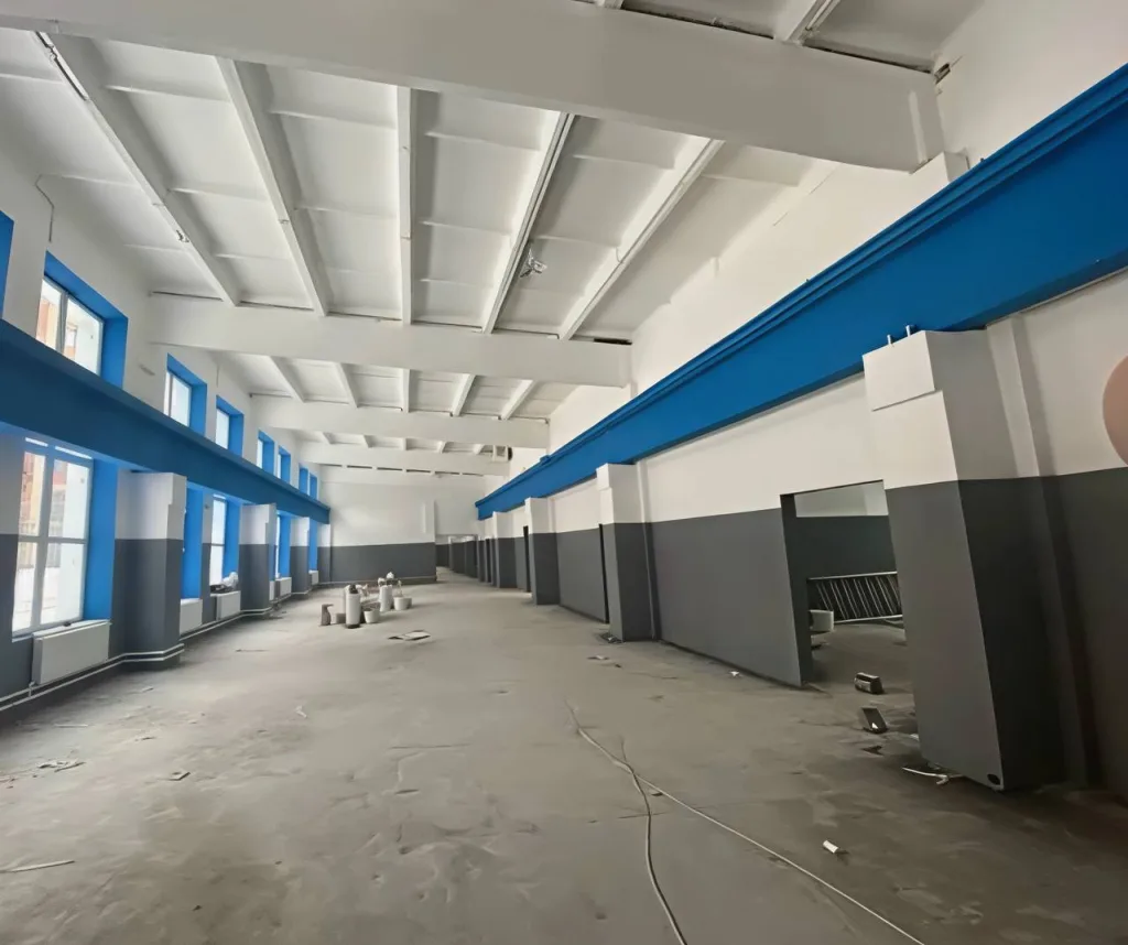 Покраска стен на складе - изображение №2