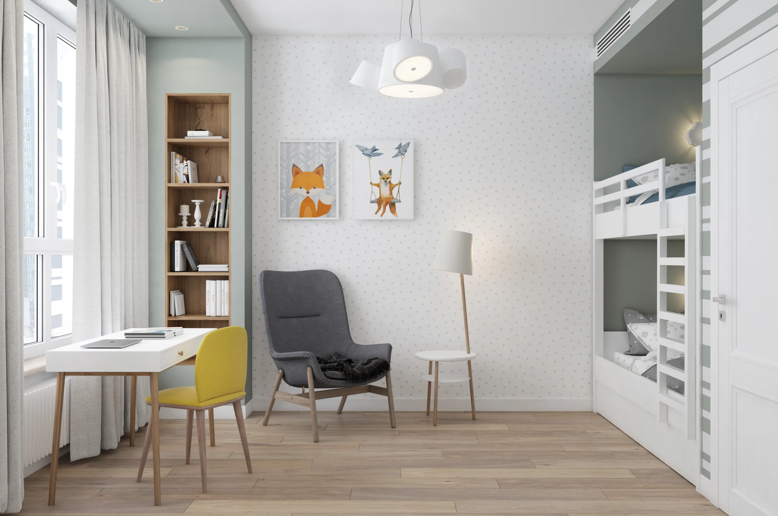 Покраска жилых помещений