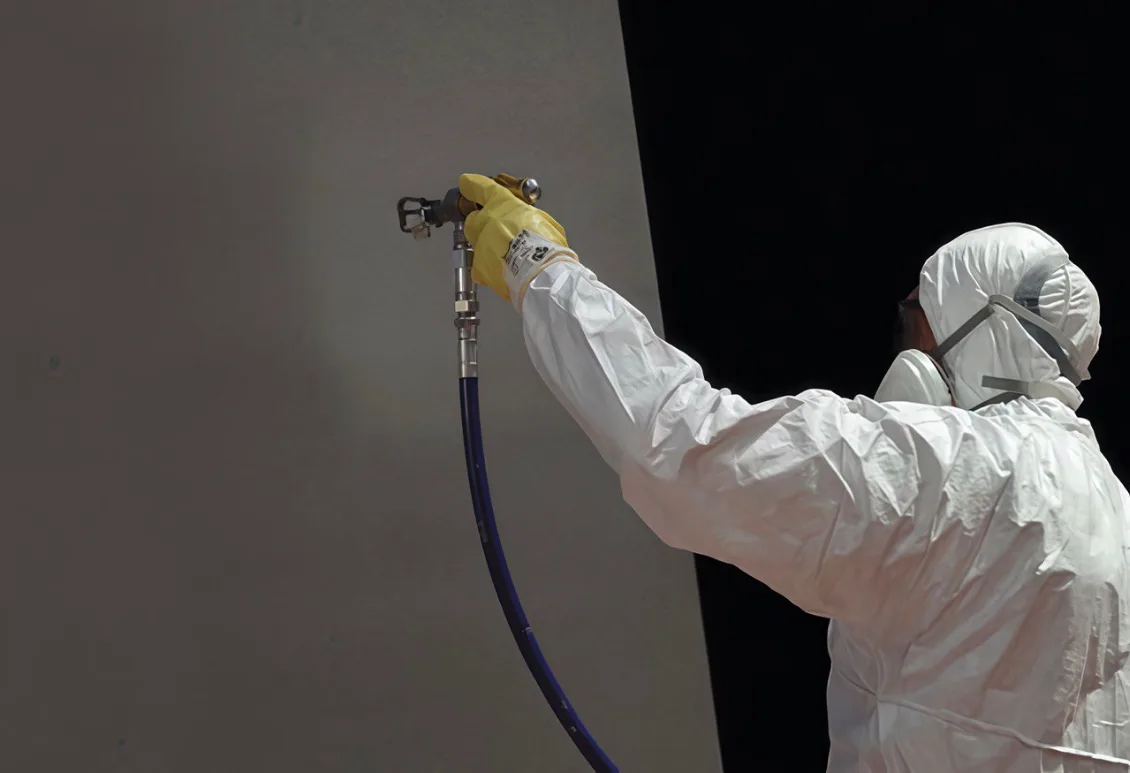 Безвоздушная покраска жилых помещений